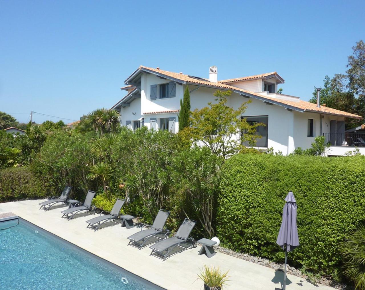 Maison Arbolateia Avec Piscine Et Spa Bidart Exterior photo